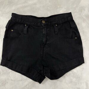 Women’s BDG Urban Outfitters Roll Up Black Jean Shorts Size‎ 25
